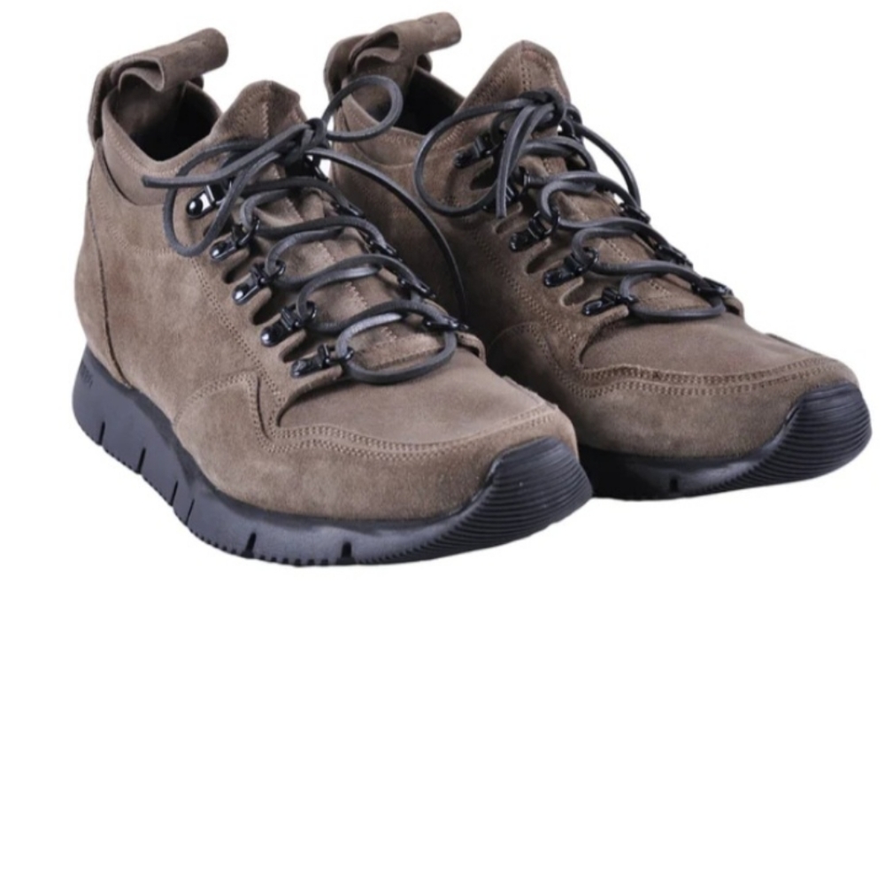 Buttero Carrera Suede Leather High Sneakers Eu 42 and US 9. Made in Italy